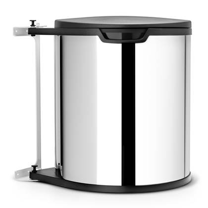 een vergoeding straf herstel Brabantia Built-In Bin Afvalemmer 15 Liter Zilver | Beste Prijs!