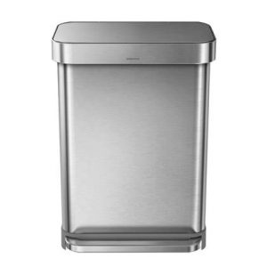 Simplehuman Rectangular Liner Pocket Pedaalemmer 55 Liter