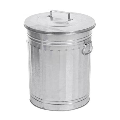 V-Part Trash Can Retro 54 Zink | Afvalbakkenwinke