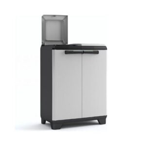 Curver / KIS Split Premium Duo Afvalverzamelaar - Grijs, Zwart