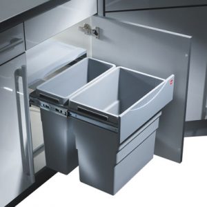 Afvalemmer Hailo Easy-Cargo uittrek 49 liter