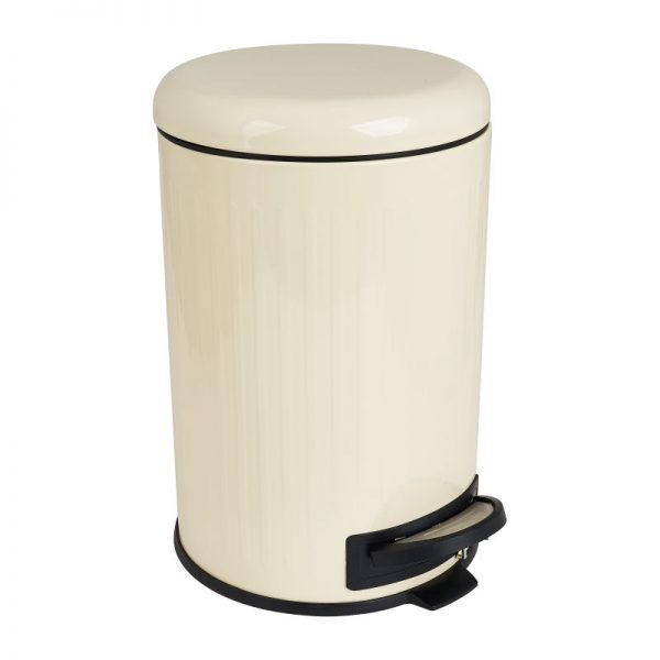 Pedaalemmer retro - wit - 12 liter - Xenos