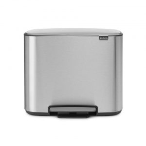 Brabantia Bo pedaalemmer - 11 + 23 l - Matt Steel Fingerprint Proof