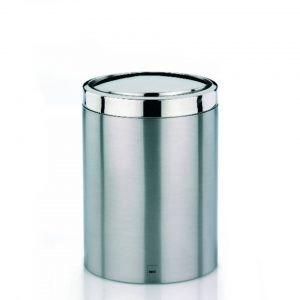 Ari Afvalemmer Swing - 7 liter - Zilver - Kela