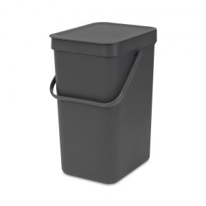 Brabantia Sort & Go prullenbak - 12 L - grijs