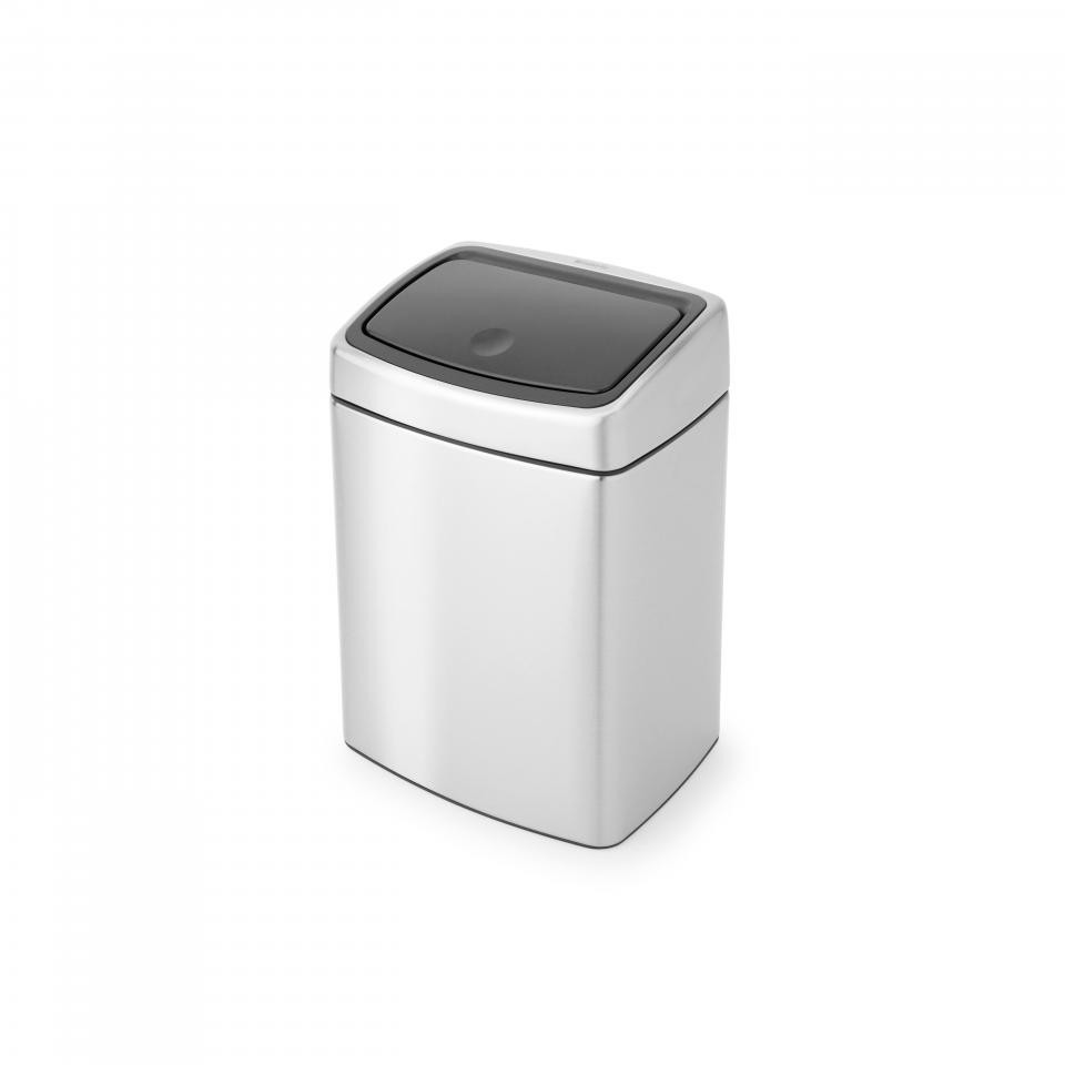 lijden Bedenk Amuseren Brabantia Touch Bin 10 l Matt Steel Fingerprint Proof | Beste Prijs