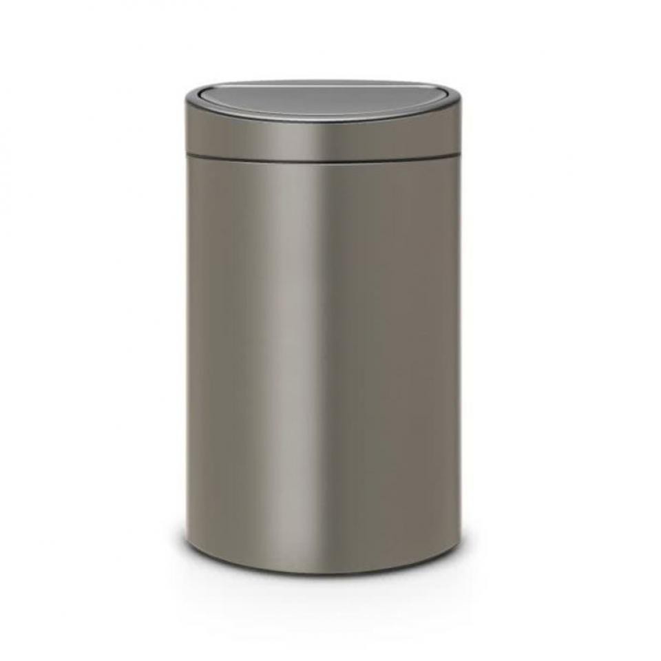 Continentaal kwartaal Tapijt Brabantia Touch Bin Recycle 10 + 23 liter Platinum | Beste Prijs