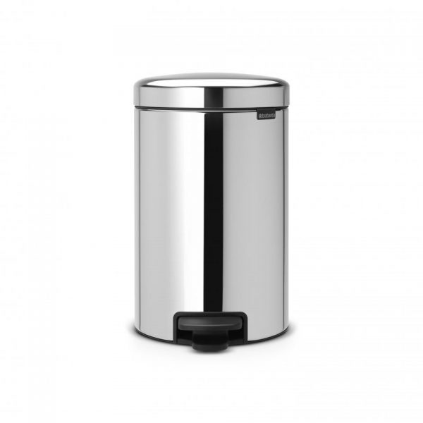 Brabantia newIcon pedaalemmer 12 l - Brilliant Steel
