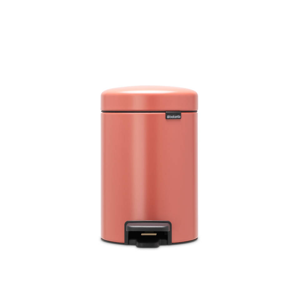Het pad Schandalig paus Brabantia newIcon pedaalemmer 3 liter Terracotta Pink | Beste Deal