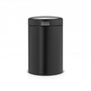 Brabantia newIcon wandafvalemmer - 3 l - Matt Black