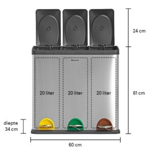 homra stephs 60 liter pedaalemmer