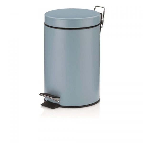 Monaco Pedaal Afvalemmer - 3 liter - Licht Blauw - Kela