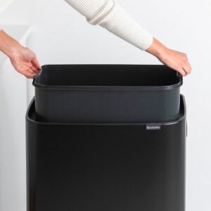 Brabantia Bo Touch Bin Hi - 60 liter - Zwart 1