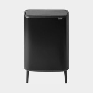 Brabantia Bo Touch Bin Hi - 60 liter - Zwart