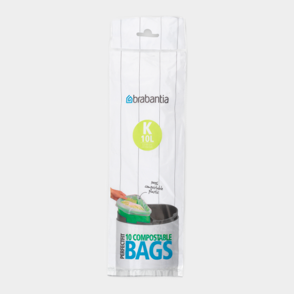 Brabantia PerfectFit afvalzakken - Code K (10 liter) - 10 stuks