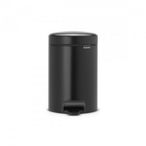 Brabantia newIcon pedaalemmer 3 liter met kunststof binnenemmer - Matt Black