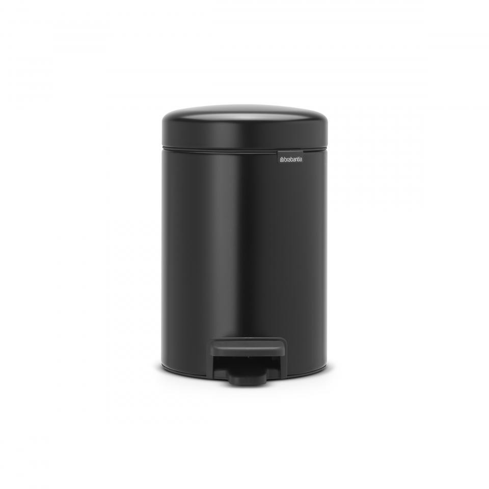 erts Maan Grens Brabantia newIcon pedaalemmer 3 liter - Matt Black | Beste Deal