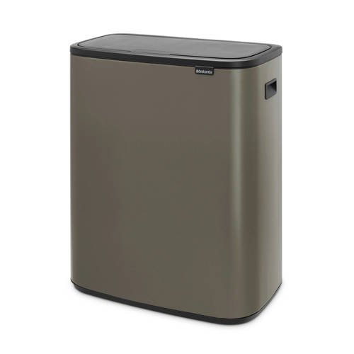 Brabantia Bo Touch bin 2x30 - Platinum | Vergelijk Prijzen