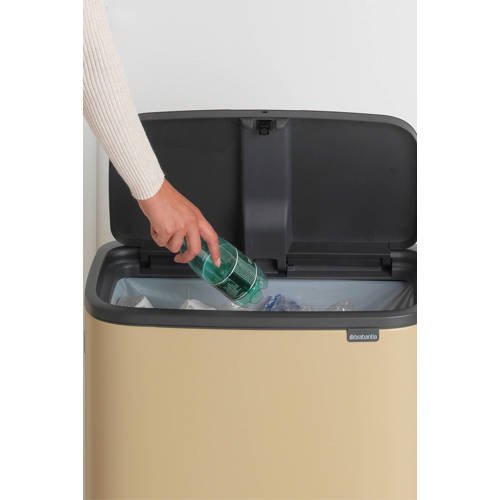 helper Vooruitzien Normalisatie Brabantia Bo Touch bin afvalemmer (60 liter) | Afvalbakkenwinkel