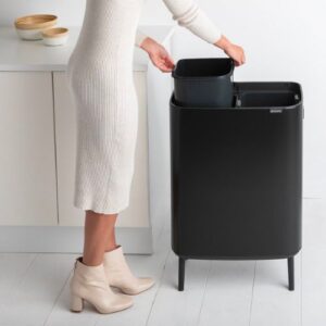 Brabantia Bo Touch Bin Hi 2 x 30 liter Zwart 2