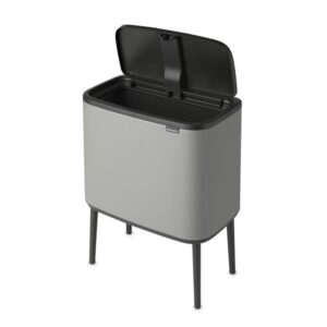 Bo Touch Bin 36 Mineral concrete grey | Beste