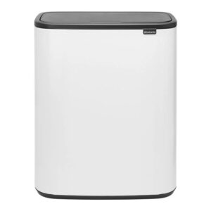 Afkorting Oeps dier Brabantia Bo Touch bin 60 liter - Wit | Vergelijk Prijzen