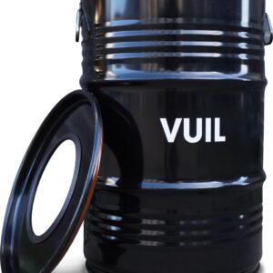 BinBin Hole Vuil industriële prullenbak afvalscheiding 60 Liter olievat met gat deksel voor restafval