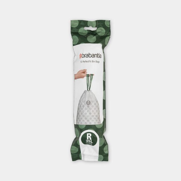 Brabantia PerfectFit Afvalzak met trekbandsluiting - 36 l - Code R - 10 stuks