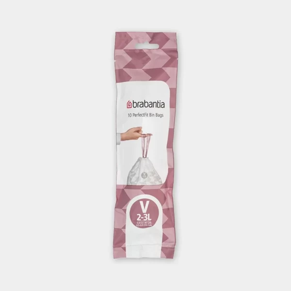 Brabantia PerfectFit Afvalzak met trekbandsluiting - 3 l - Code V - 20 stuks