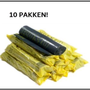 aanbieding! 10 pakken huisvuilzakken/ vuilniszakken KOMO dé echte!