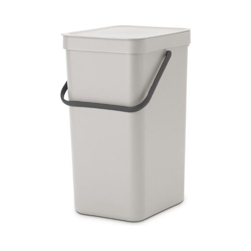 grond zak Eigendom Brabantia Sort & Go Prullenbak - 16 l - Mid Grey | Beste Prijs