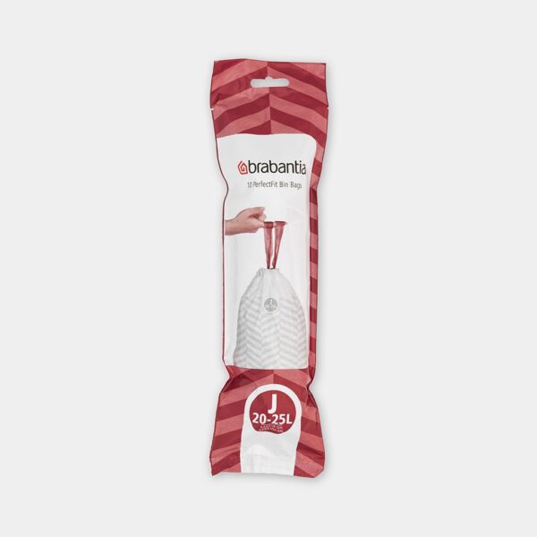Brabantia PerfectFit Vuilniszakken – 20/25 l – Code J – rol van 10 stuks