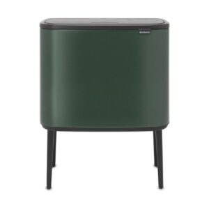 brabantia bo touch bin 3x11 liter pine green