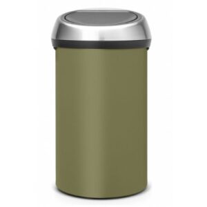 Brabantia Touch Bin afvalemmer 60 Liter - Mineral Calm Green