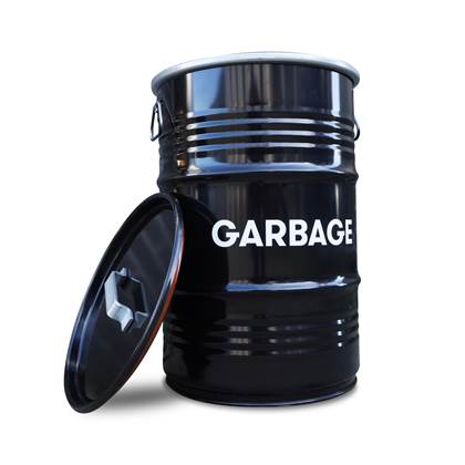 BinBin Handle garbage industriële prullenbak afvalscheiding 60 Liter