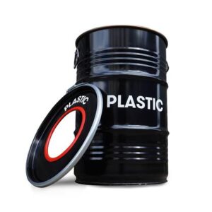 BinBin Hole Plastic industriële prullenbak afvalscheiding 60 Liter