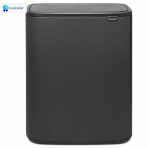 Brabantia Bo Touch Bin Prullenbak 2 x 30 l - Mineral Infinite Grey