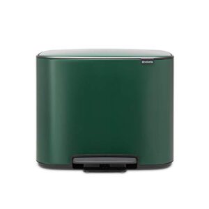 Brabantia Bo Prullenbak 36L - Kunststof Binnenemmer - Pine Green