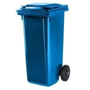 Mini rolcontainer 120 liter - Blauw