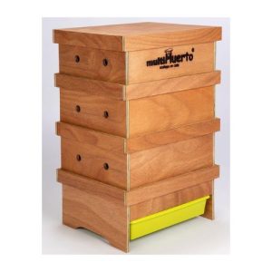 Houten Wormenhotel 3 laags 52 liter