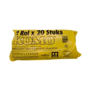 Komo vuilniszakken 60 liter - 400 stuks