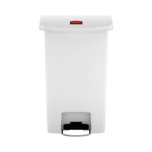 Rubbermaid Slim Jim pedaalemmer 50 liter - Wit