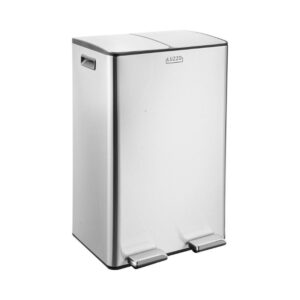 Luzzo Florida pedaalemmer 2x30 liter Zilver