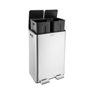 Luzzo Florida pedaalemmer 2x30 liter Zilver