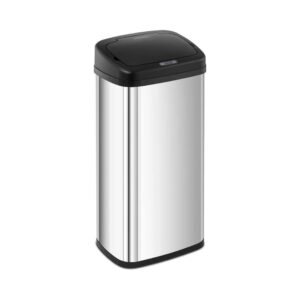 fromm & starck sensor prullenbak 40 liter zilver