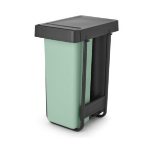 Brabantia Sort & Go Inbouw Prullenbak - 2 x 30 l - Jade Green en Dark Grey