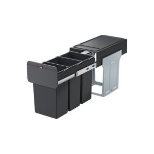 Hailo Design Inbouwafvalemmer 30 liter Zwart